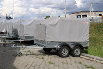 Прицеп двухосный Крепыш 2.5 Плюс - Курганские прицепы